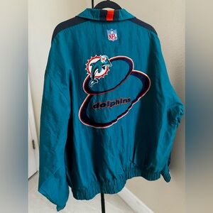 Vintage Miami Dolphins Jacket Windbreaker